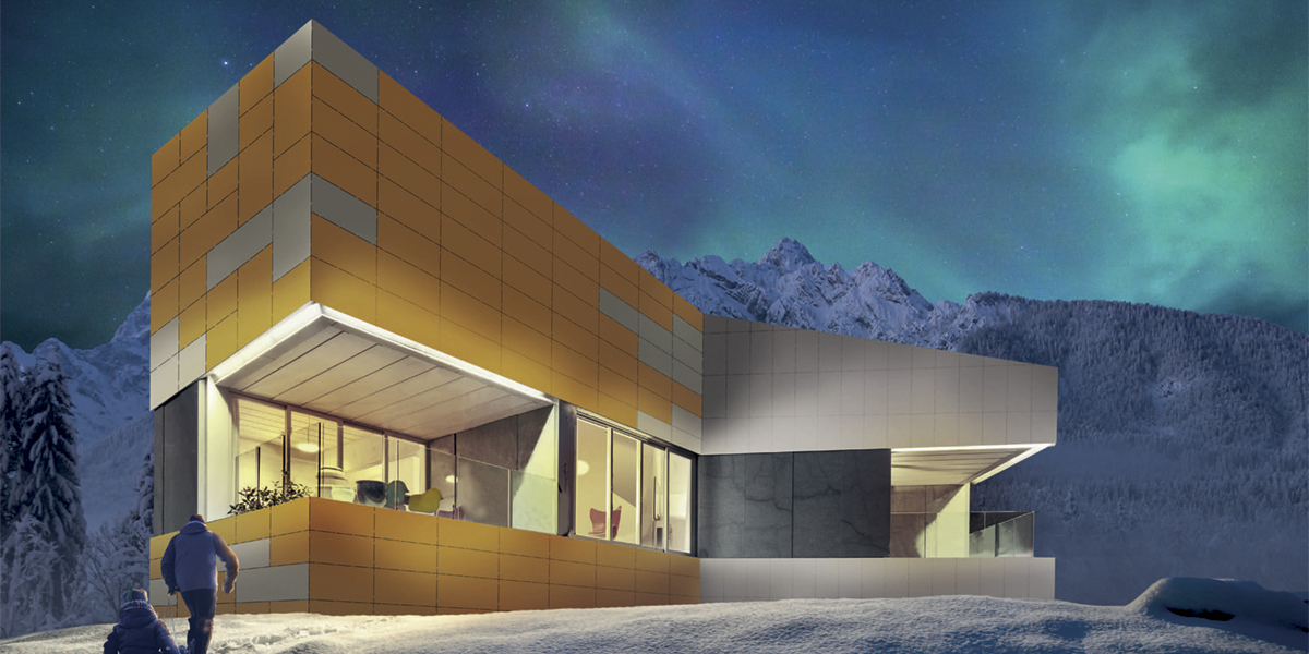 Et nytt bærekraftig og revolusjonerende festesystem for fasader